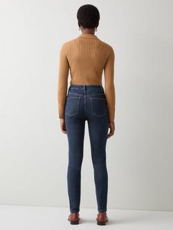 L.K.Bennett Lottie Stretch Skinny Jeans, Indigo - view 2, Indigo