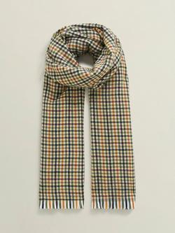 Hobbs Katherine Check Scarf, Camel/Multi, Camel/Multi