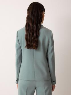 Jigsaw Ellis Modern Crepe Blazer, Duck Egg - view 2, Duck Egg