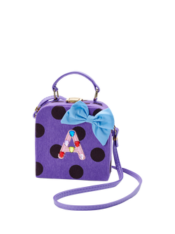 Small Stuff Stych Kids' Initial Spot Shoulder Bag, A