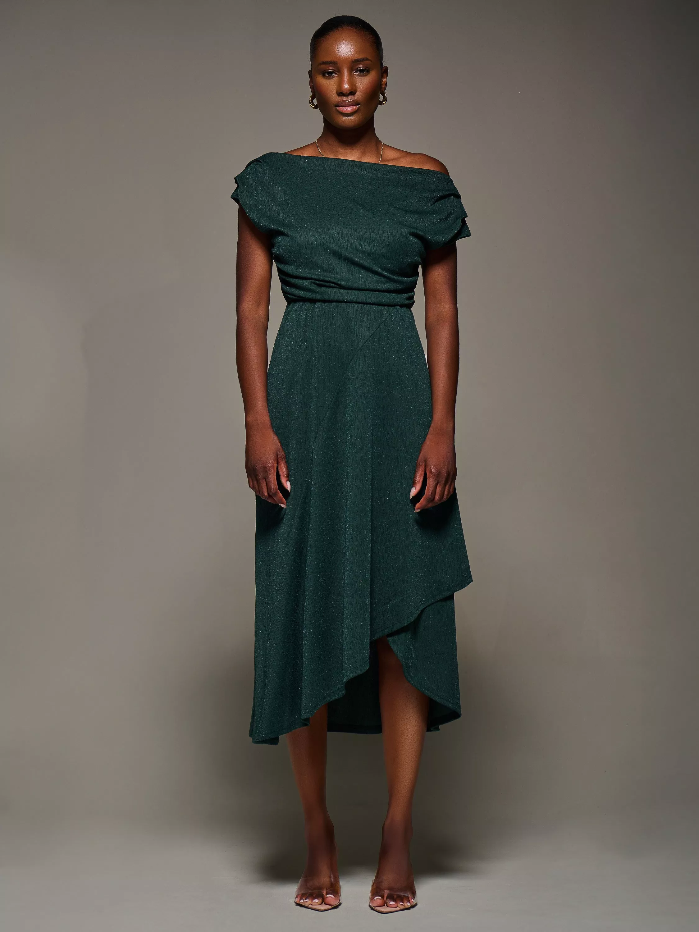 Women's Green Cap Sleeve Dresses | John Lewis & Partners