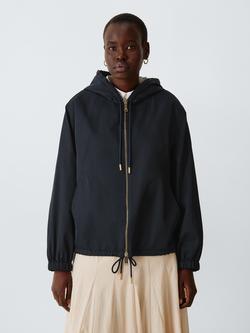 Marella Zucca Straight Raincoat, Navy, Navy