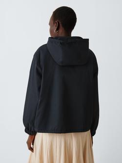 Marella Zucca Straight Raincoat, Navy - view 2, Navy