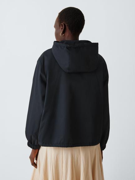 Marella Zucca Straight Raincoat, Navy - view 2, Navy