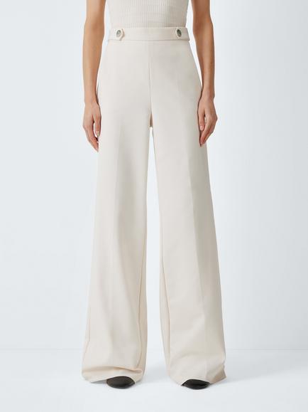 Marella Fingere Tailored Trousers, White, White