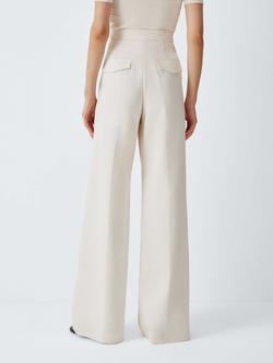 Marella Fingere Tailored Trousers, White - view 2, White