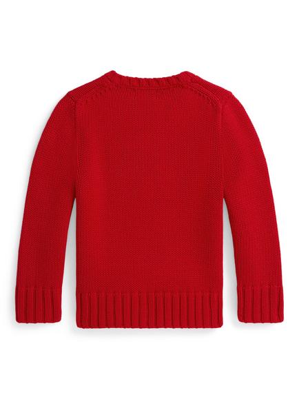 Ralph Lauren Kids' Cotton Iconic Flag Sweater - view 2, Rl2000 Red