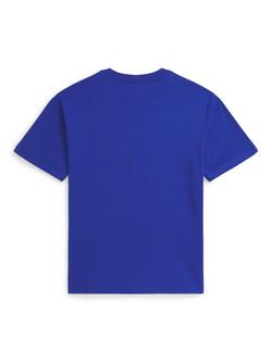 Ralph Lauren Kids' Cotton Crew Neck T-Shirt, New Sapphire - view 2, New Sapphire