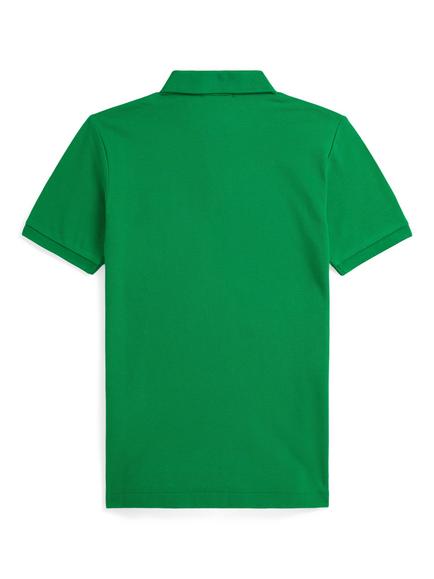 Ralph Lauren Kids' Cotton Logo Short Sleeve Polo Shirt - view 2, Cruise Green