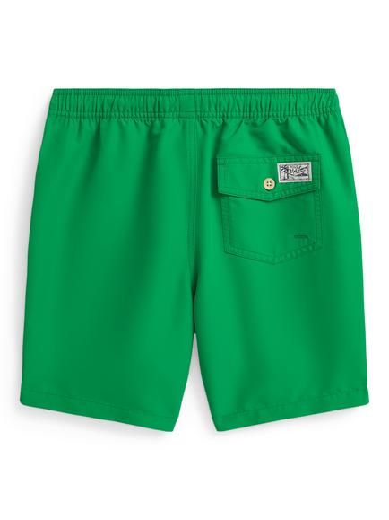 Ralph Lauren Kids' Woven Swim Shorts, Cruise Green - view 2, Cruise Green