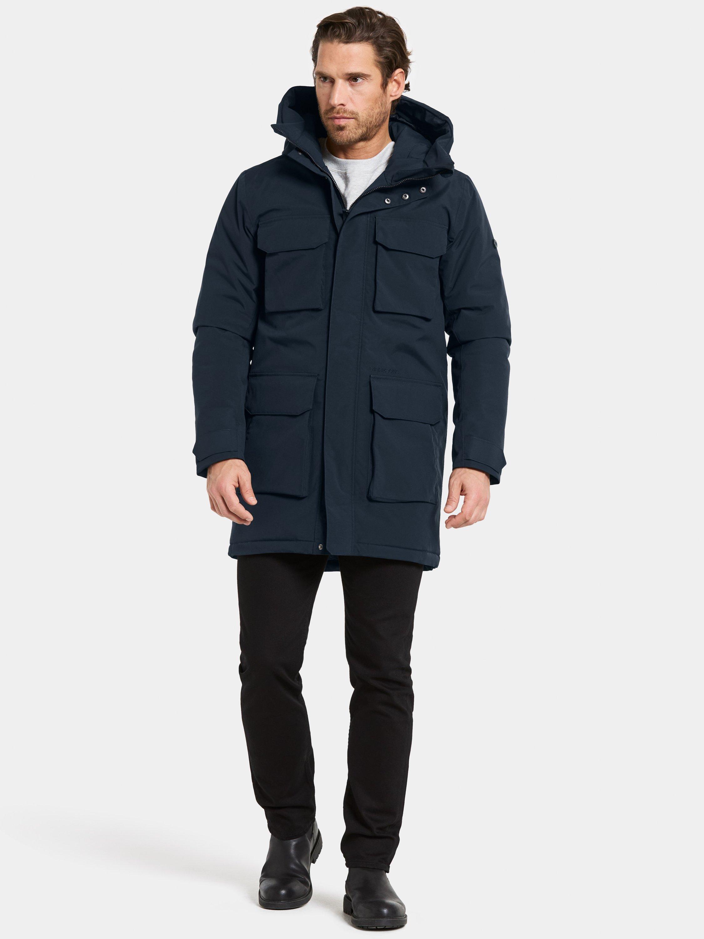 Product image 2 of 11, which shows Didriksons Aiden Water and Windproof Parka, Dark Night Blue, S