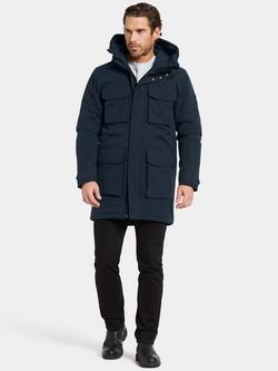 Didriksons Aiden Water and Windproof Parka - view 2, Dark Night Blue