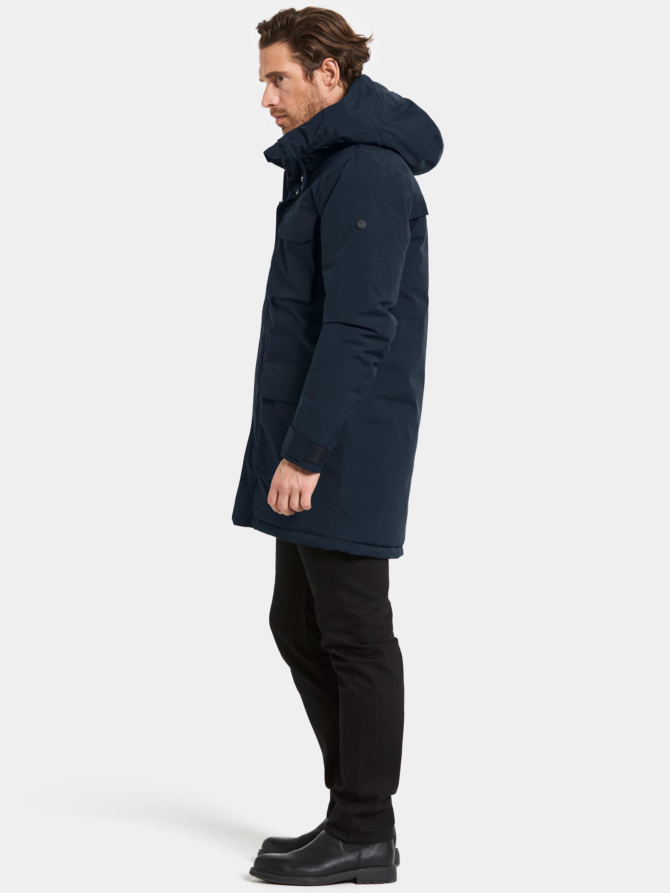 Product image 3 of 11, which shows Didriksons Aiden Water and Windproof Parka, Dark Night Blue, S