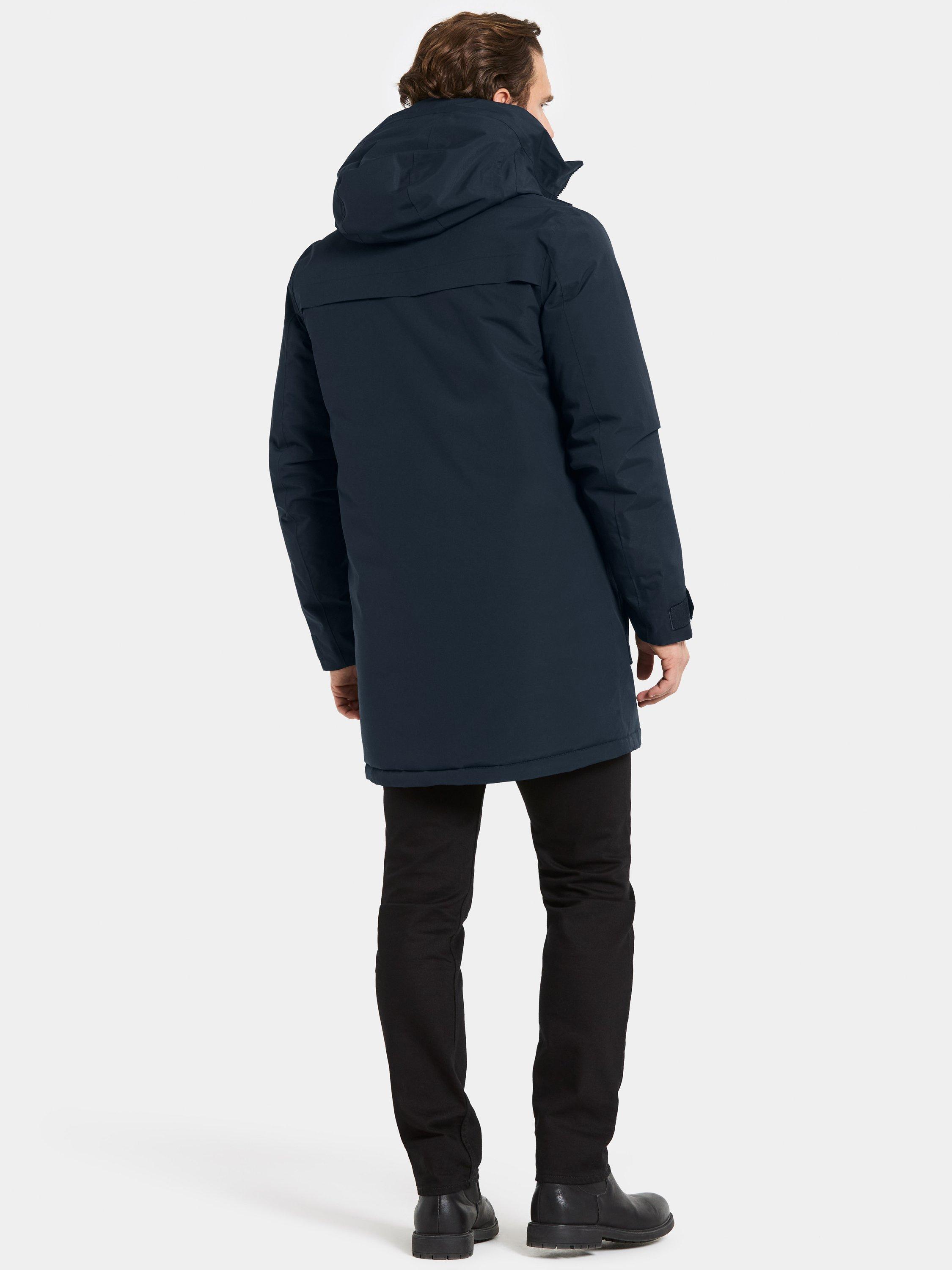 Product image 4 of 11, which shows Didriksons Aiden Water and Windproof Parka, Dark Night Blue, S