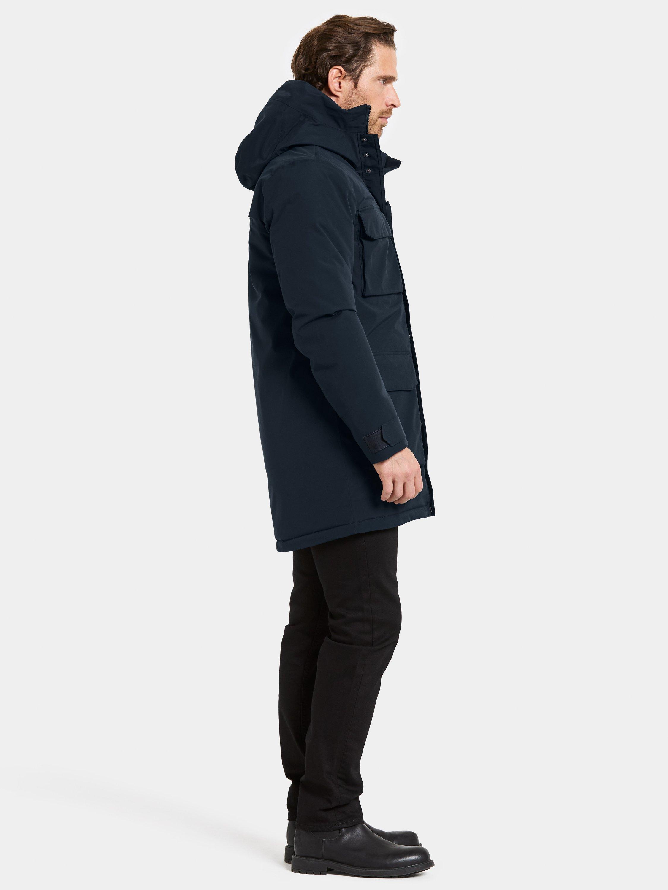 Product image 5 of 11, which shows Didriksons Aiden Water and Windproof Parka, Dark Night Blue, S