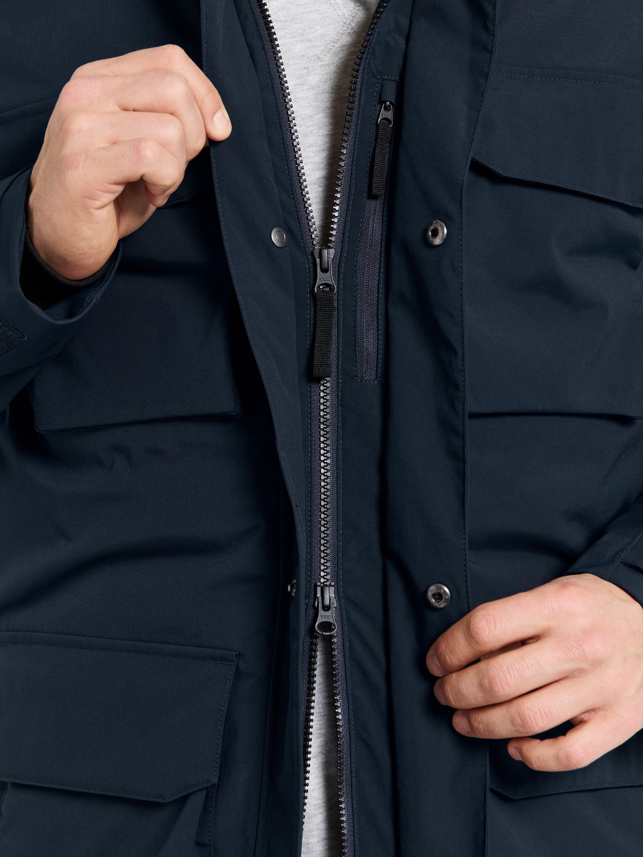 Product image 8 of 11, which shows Didriksons Aiden Water and Windproof Parka, Dark Night Blue, S