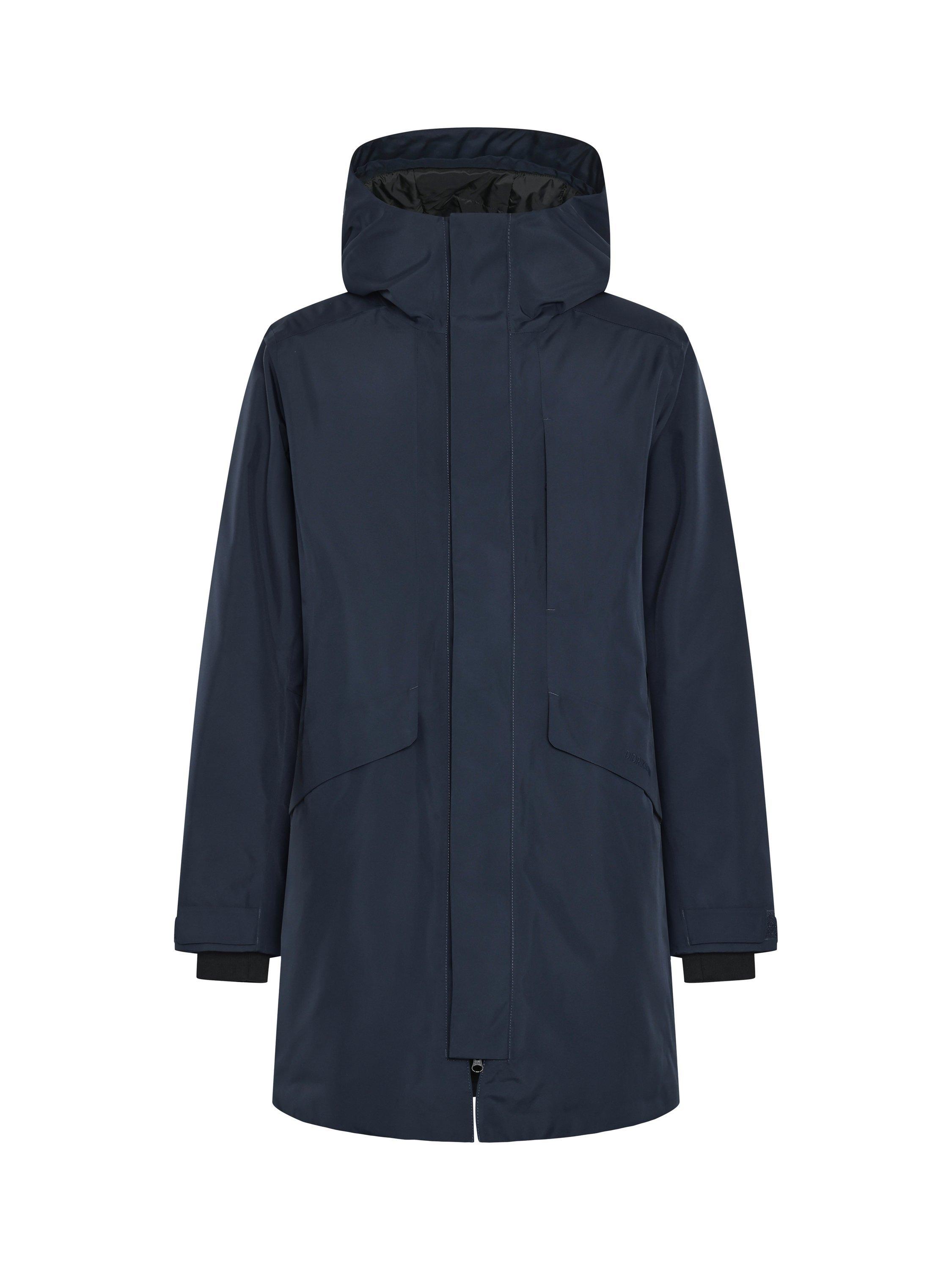 Product image 9 of 10, which shows Didriksons Kenny Waterproof Padded Hooded Parka Coat, Dark Night Blue, S
