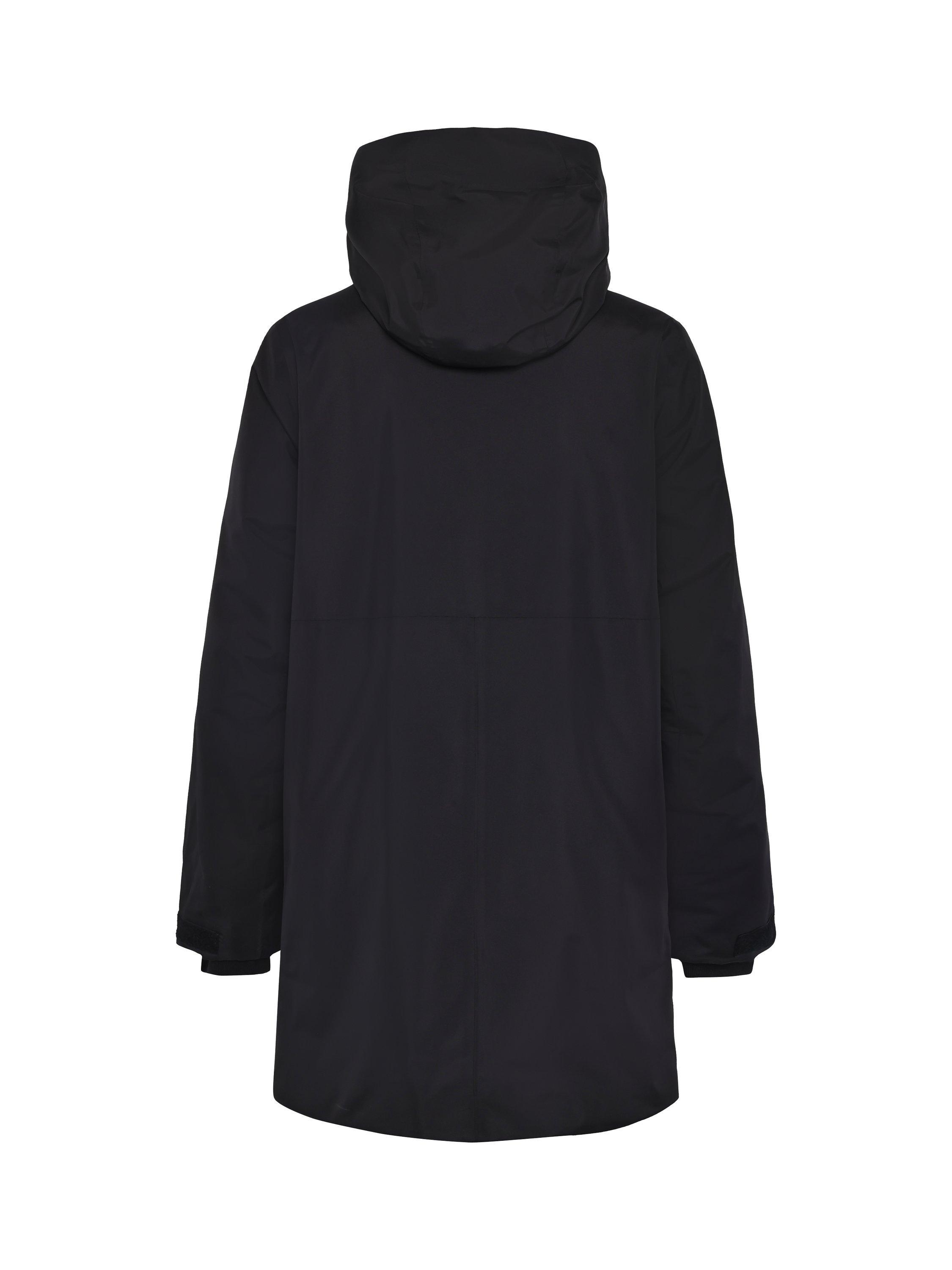 Product image 11 of 11, which shows Didriksons Kenny Waterproof Padded Hooded Parka Coat, Black, S