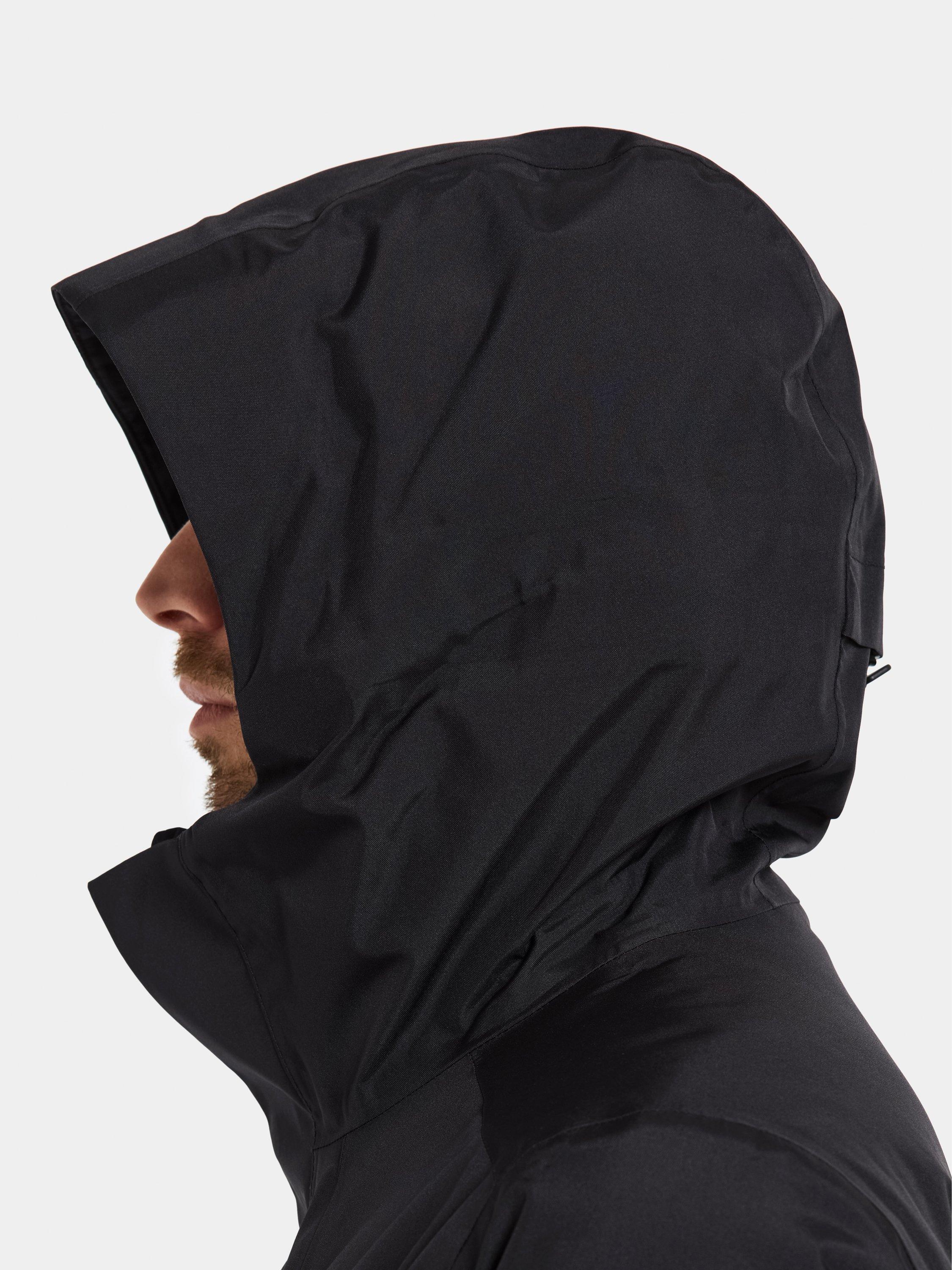 Product image 6 of 11, which shows Didriksons Kenny Waterproof Padded Hooded Parka Coat, Black, S