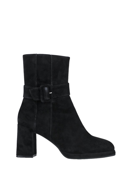 Jones Bootmaker Lauralie Suede Ankle Boots, Black, Black