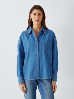Weekend MaxMara Foggia Denim Shirt, Blue, Blue