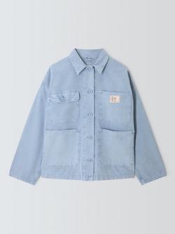 Weekend MaxMara Album Cotton Workwear Jacket, Light Blue, Light Blue