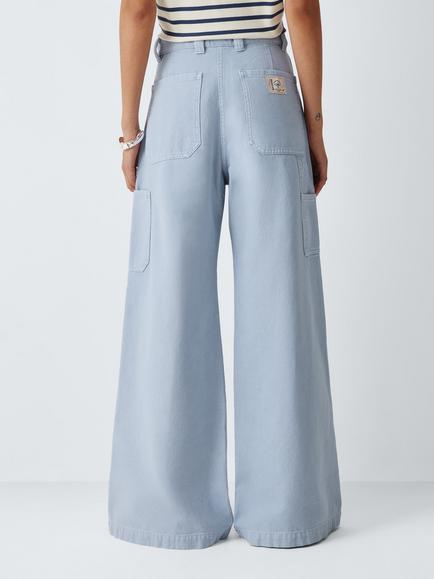 Weekend MaxMara Skipper Denim Trousers, Light Blue - view 2, Light Blue