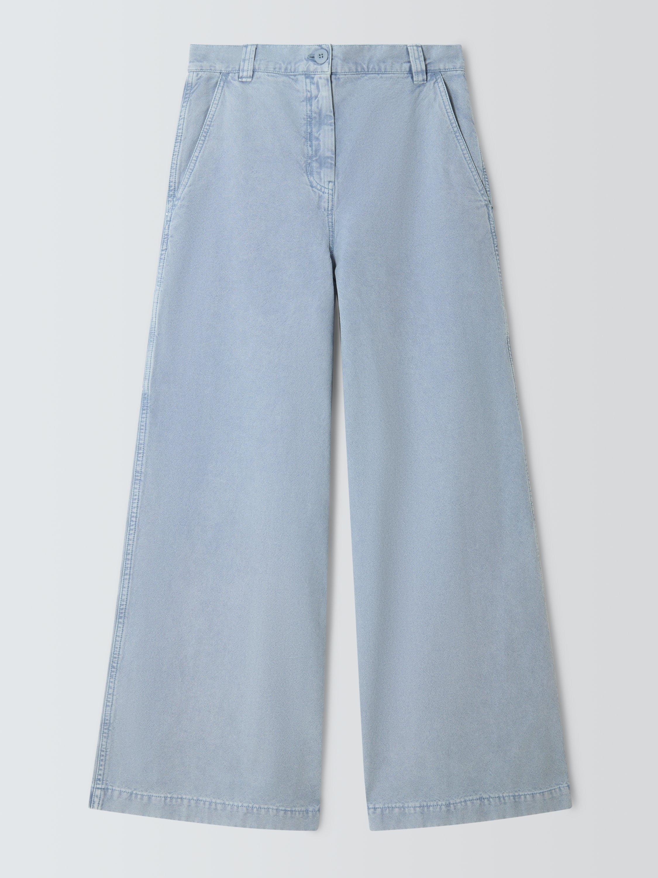 Product image 1 of 1, which shows Weekend MaxMara Skipper Denim Trousers, Light Blue, 6