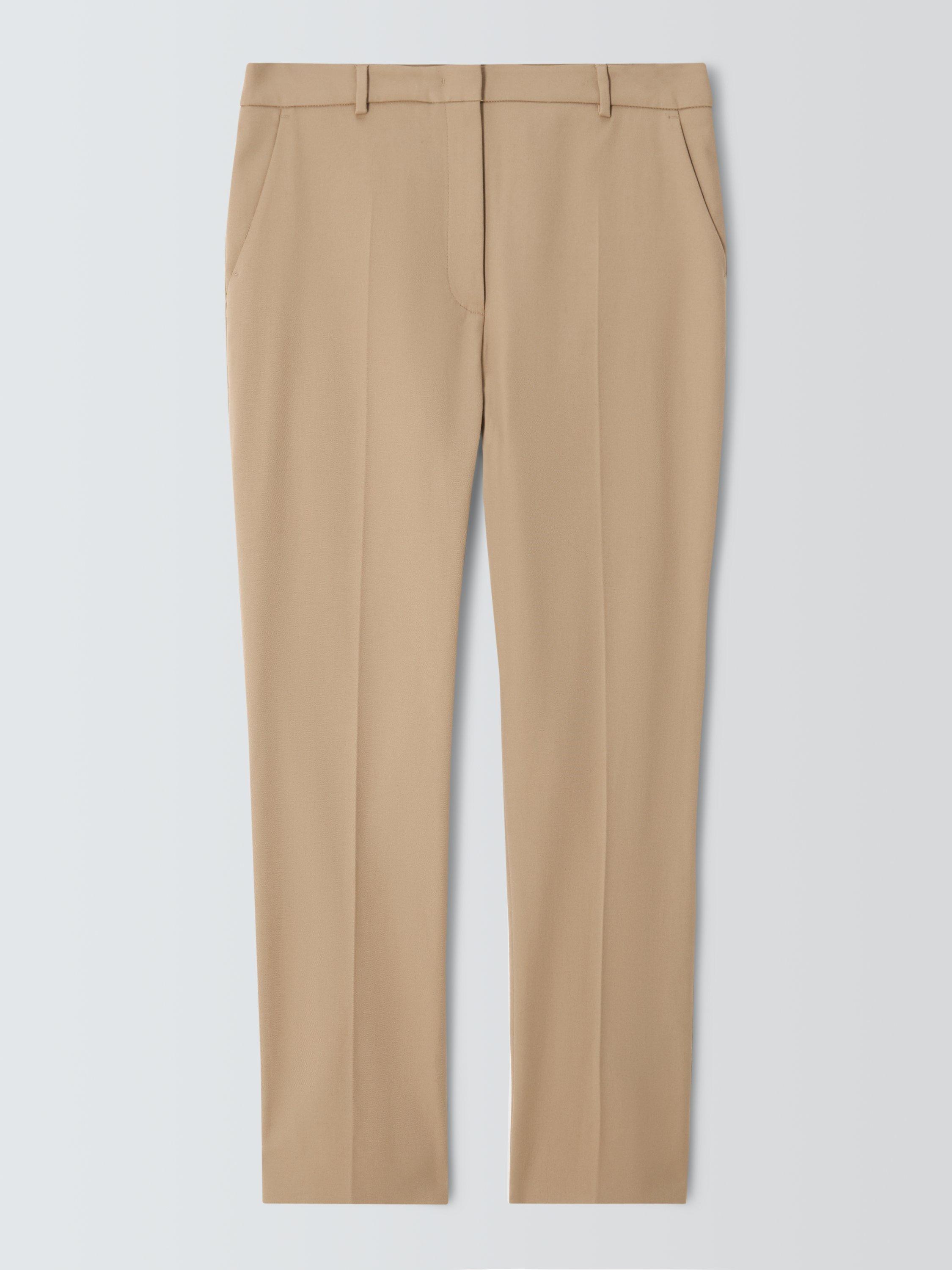 Product image 1 of 1, which shows Weekend MaxMara Vite Tailored Trousers, Light Brown, 6