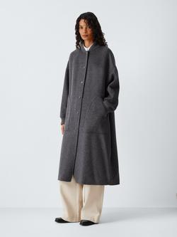 Weekend MaxMara Alamaro Wool Blend Coat, Dark Grey, Dark Grey