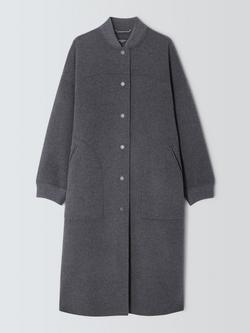 Weekend MaxMara Alamaro Wool Blend Coat, Dark Grey, Dark Grey
