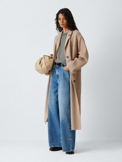 Weekend MaxMara Single Breasted Wool Rich Coat, Camel - view 2, Camel
