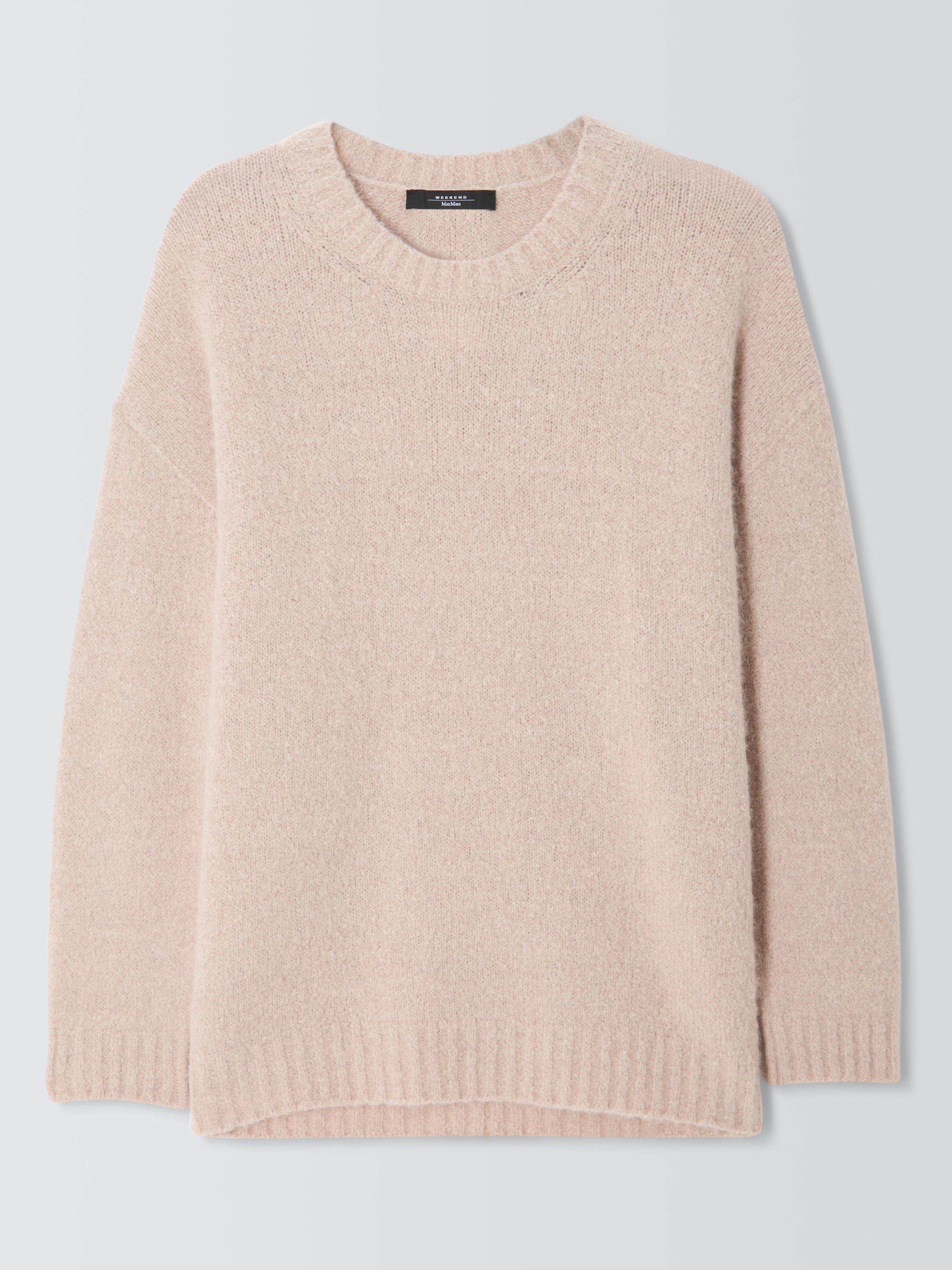 Product image 1 of 1, which shows Weekend MaxMara Pesco Wool Blend Jumper, Sand, XS