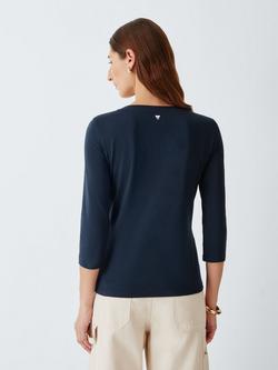 Weekend MaxMara Multia Jersey Top, Navy - view 2, Navy