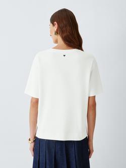 Weekend MaxMara Multid Jersey Top, White - view 2, White