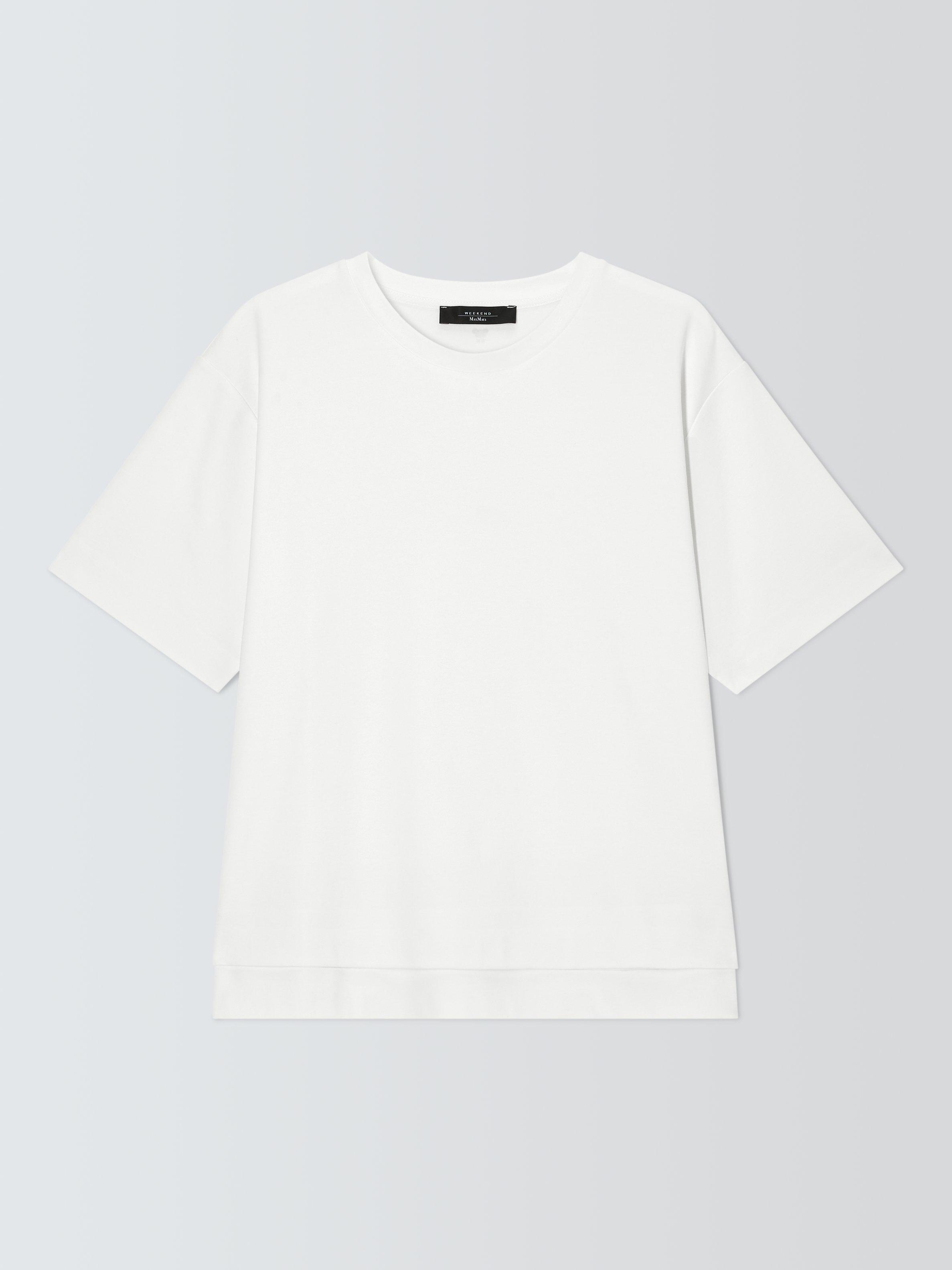 Product image 1 of 1, which shows Weekend MaxMara Multid Jersey Top, White, XS