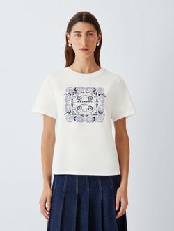 Weekend MaxMara West Graphic T-Shirt, White, White