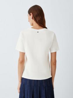 Weekend MaxMara West Graphic T-Shirt, White - view 2, White