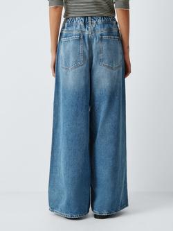 Weekend MaxMara Abete Wide Leg Jeans, Navy - view 2, Navy