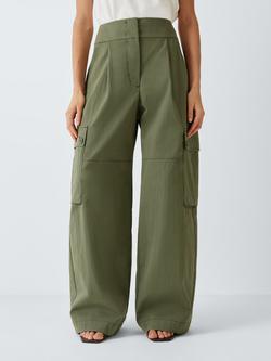 Weekend MaxMara Aquila Cargo Trousers, Dark Green, Dark Green
