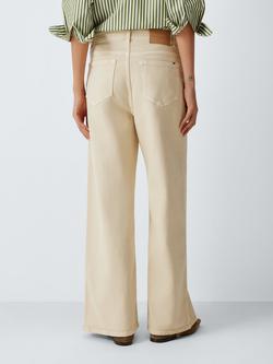 Weekend MaxMara Medina Wide Leg Jeans, Sand - view 2, Sand