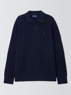 Polo Ralph Lauren Big & Tall Cotton Wool Blend Sweater, Hunter Navy, Hunter Navy