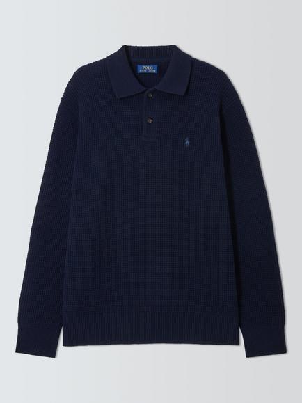 Polo Ralph Lauren Big & Tall Cotton Wool Blend Sweater, Hunter Navy, Hunter Navy