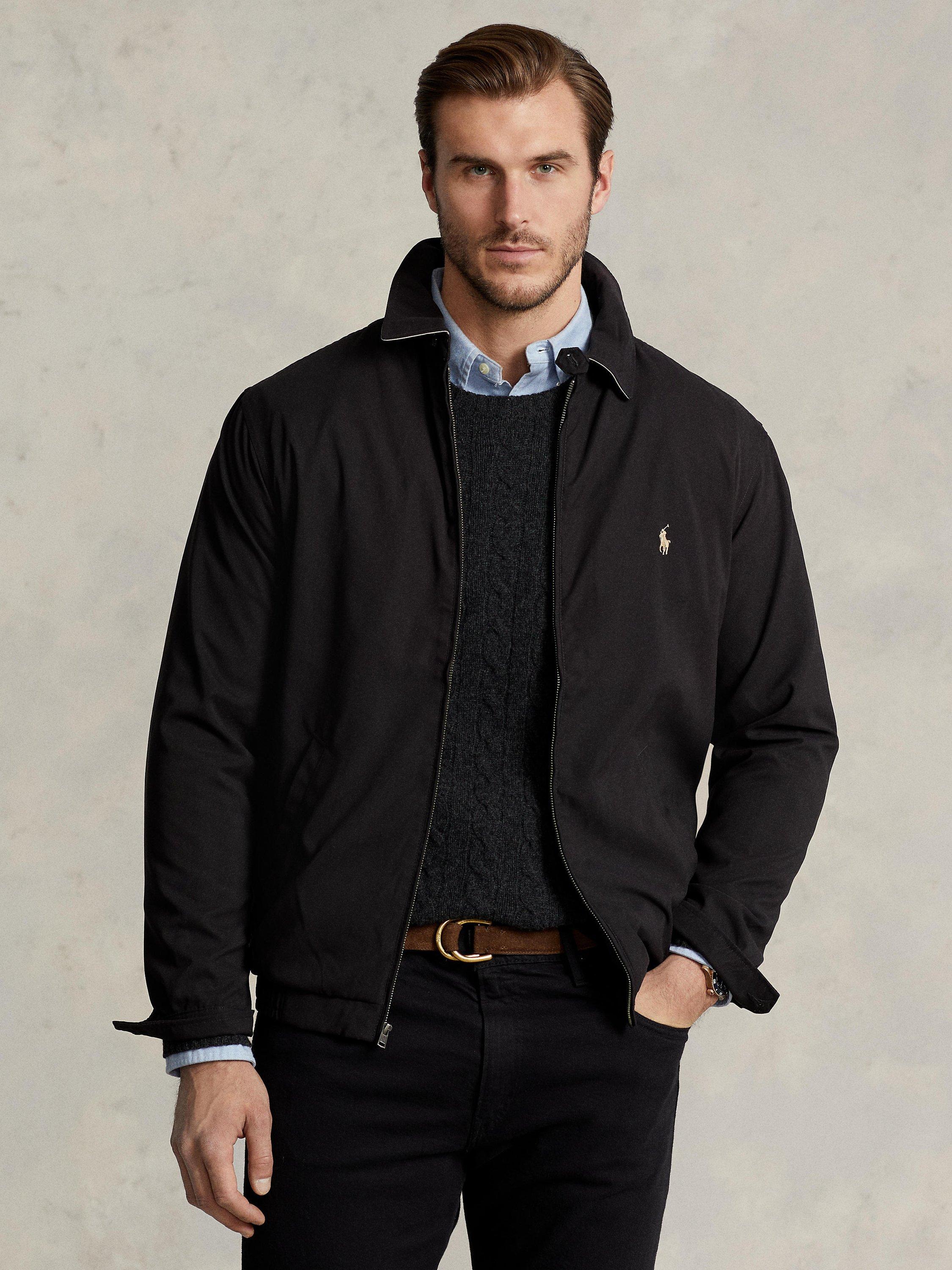Polo Ralph Lauren Big & Tall Windbreaker Jacket, Rl Black