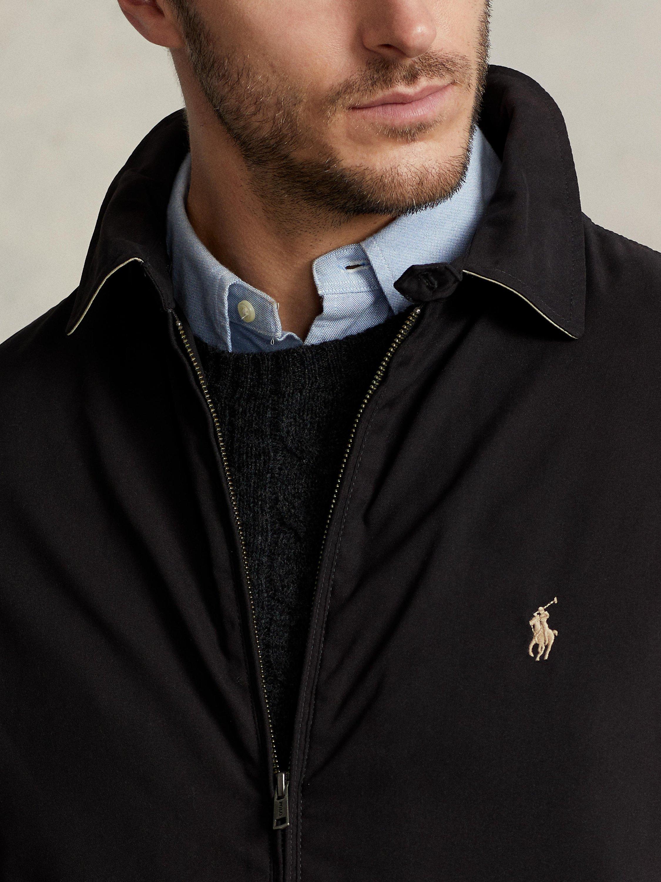 Polo Ralph Lauren Big & Tall Windbreaker Jacket, Rl Black