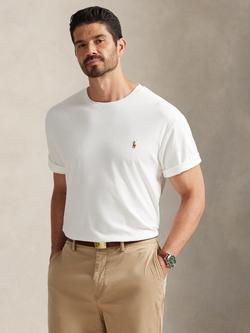 Polo Ralph Lauren Cotton Custom Slim Fit Short Sleeve T-Shirt, White