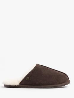Just Sheepskin Jude Sheepskin Mule Slippers, Chocolate
