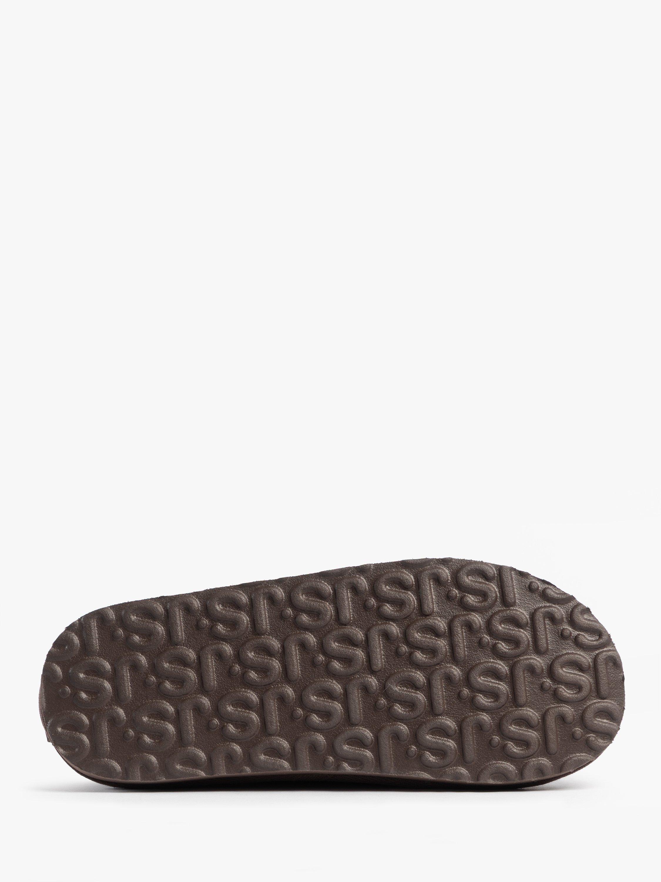 Product image 7 of 8, which shows Just Sheepskin Miles Sheepskin Chunky Mule Slippers, Chocolate, 8