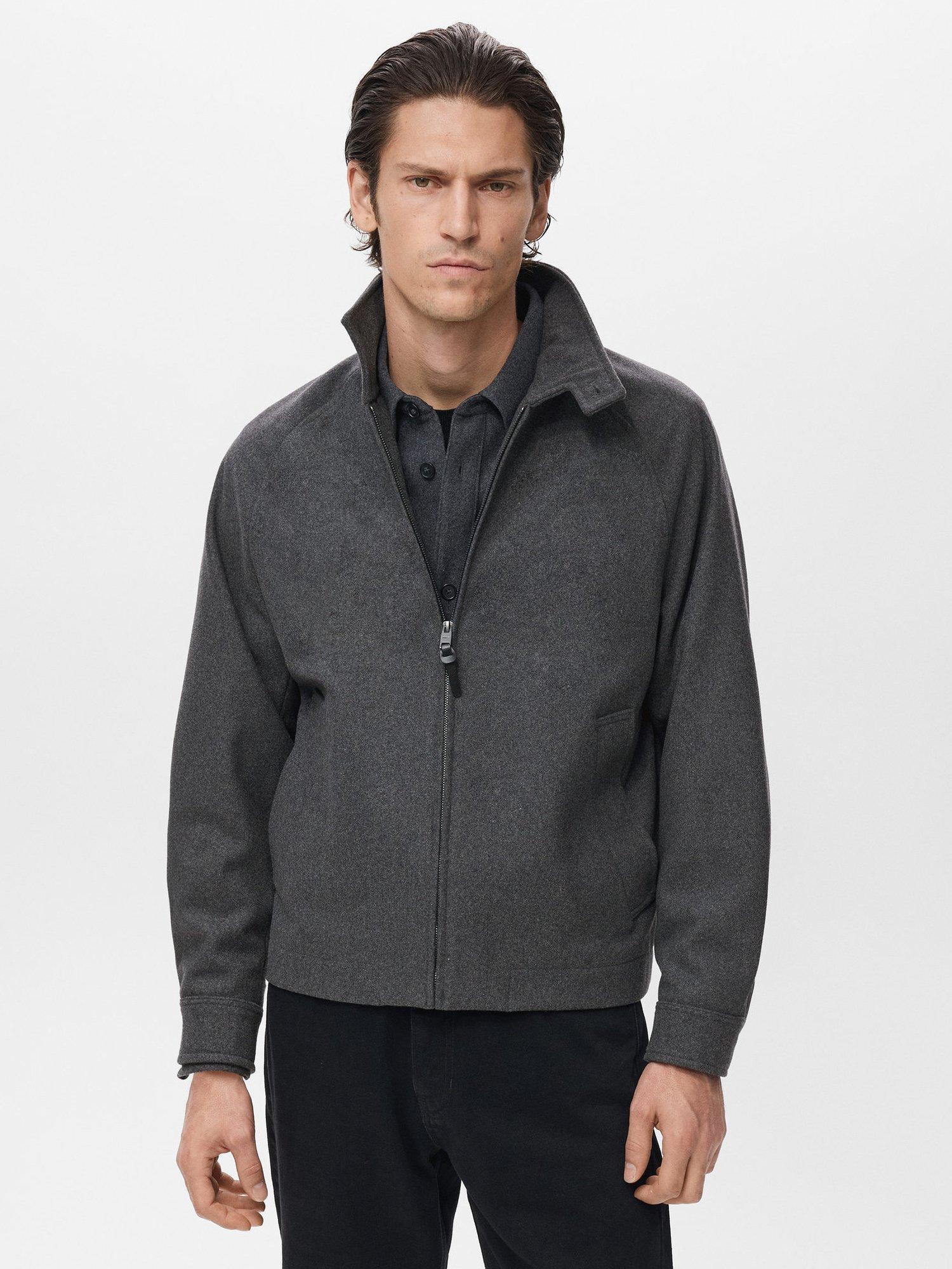 Product image 1 of 8, which shows Mango Sergy Sports Jacket, Grey, M