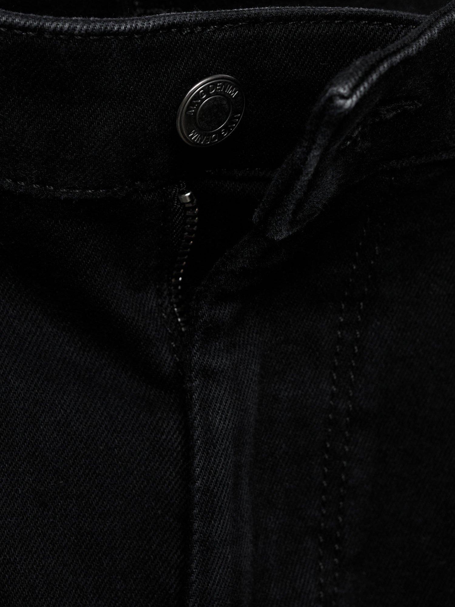 Product image 7 of 7, which shows Mango Patrick Cotton Blend Slim Fit Jeans, Black, 32